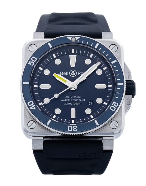 Bell and Ross BR03-92 BR0392-D-BU-ST/SRB